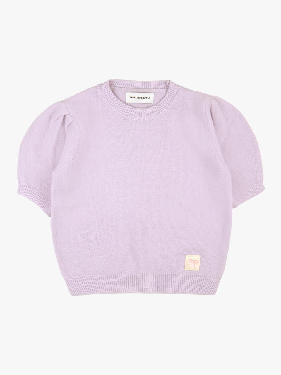 Pink Pineapple Ribbon Pineapple Puff Knit_Lavender Lavender/Free