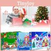 Christmas Themed Blind Box Countdown Calendar With 24 Pvc Collectible Figures For Festive Fun