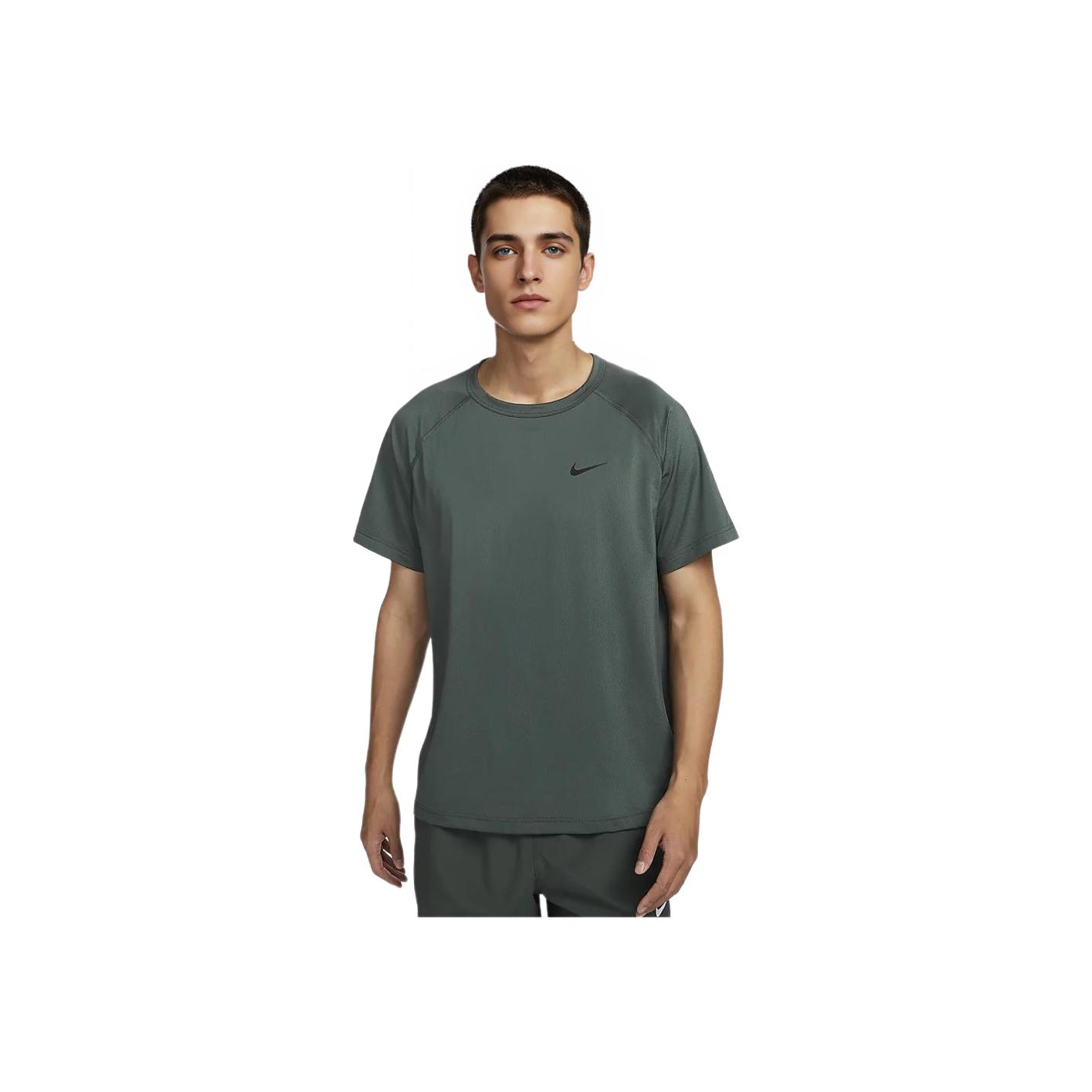 

Nike Dri-Fit Rise 365 Ready Moisture-Wicking Comfortable Simple Crew Neck Short Sleeve T-Shirt Men Tops Green DV9816338 2XL