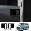 ABS black For Daihatsu MOVE CANBUS  interior  Accessories  inner handle bowl cover middle door handle switch button frame