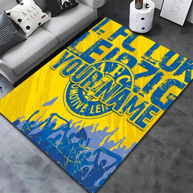 1 Fc Lokomotive Leipzig Custom Name Carpet Rug For Living Room Bedroom Home Sofa Decoration Kids Play Nonslip Floor Mat