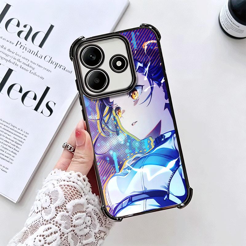 Shiraishi An Music Game Soft Phone Case For Xiaomi Redmi Note 14 15 Pro Plus 13 12 11S 11T 5G 10 9S 9 Plating Anti-Fall Fundas