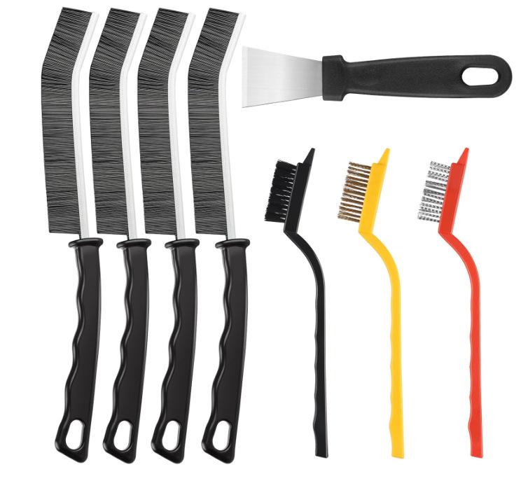 8/11/13Pcs Household Gap Cleaning Brush Set Crevice Tool Hard Bristle for Stiff Angled Corner Cleaning Supplies Kitchen Bathroom