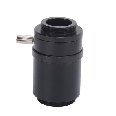 1X C Mount Lens Adapter Microscope Camera Adapter for Simul Focal Trinocular Stereo Microscope