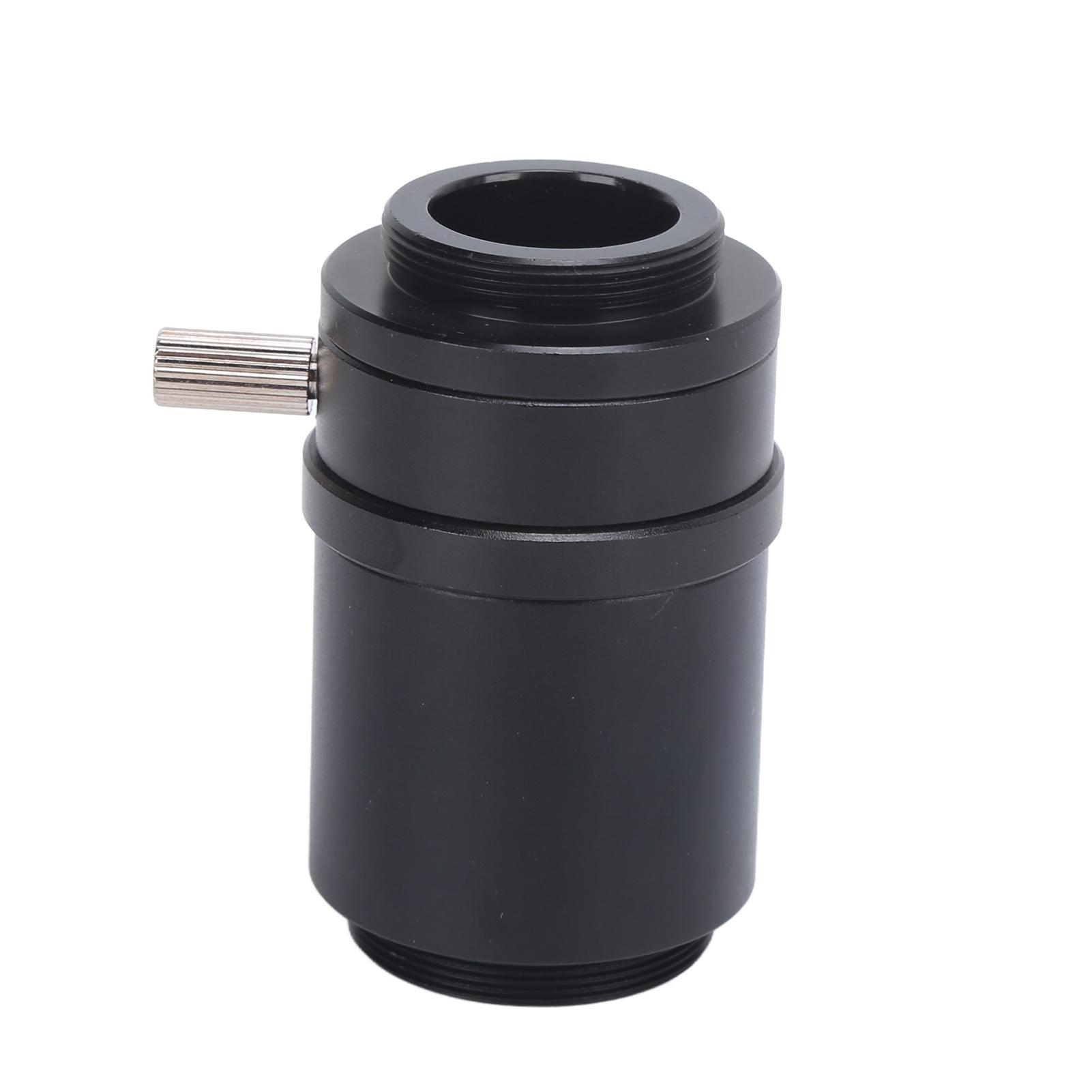 Adattatore Obiettivo C Mount 1X Adattatore Fotocamera per Microscopio per Microscopio Stereo Trinocolare a Messa a Fuoco Simul