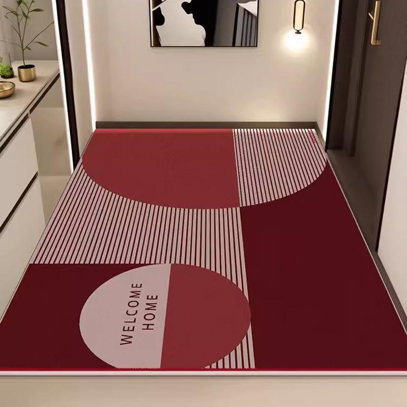 Red Series Joyful Carpet for Living Room Bedroom Hallway Decorative Mat Non-slip Decoration Table Sofa Soft Rug Friend's Gift