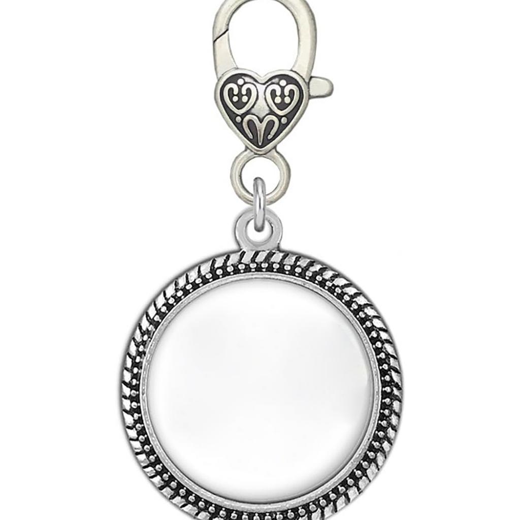 Photo Frame Pin with Pendant Oval Picture Frame Brooch for Wedding Party Bridal Lapel Pin Accessories Party Accessory