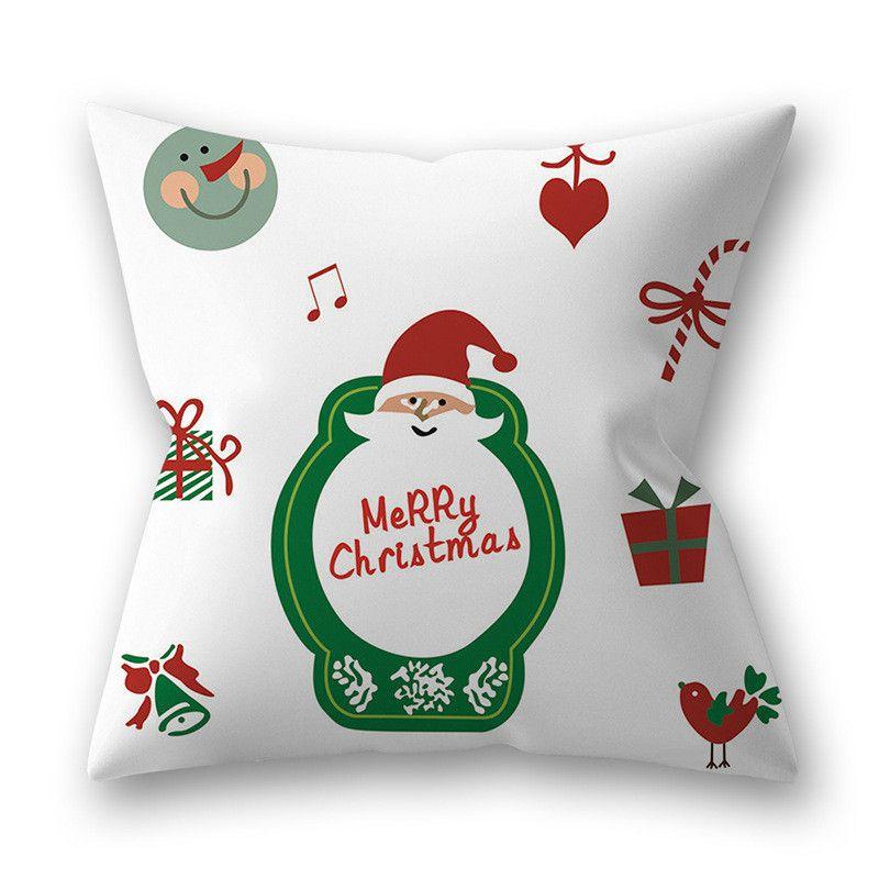 Vibrant Christmas Themed Decorative Cushion Cover For Festive Home Decor 18x18