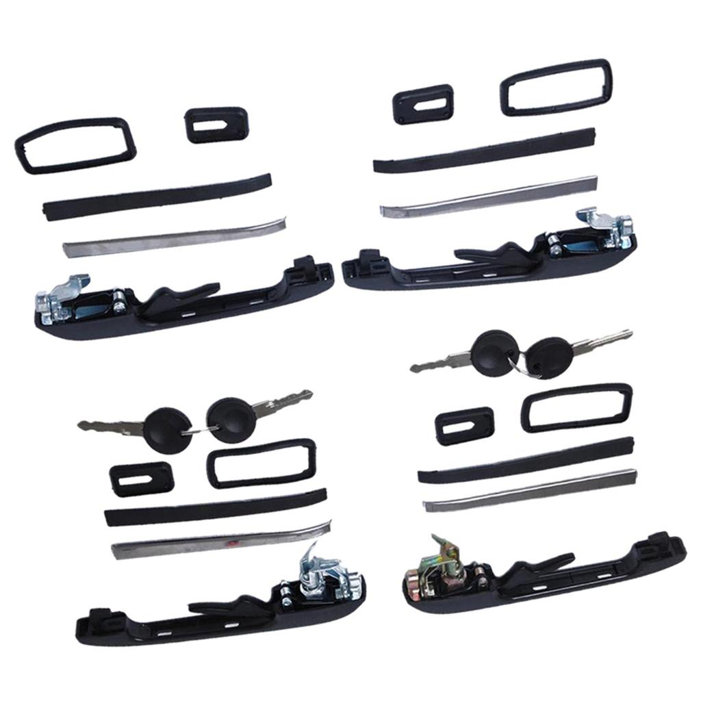 4 Pieces Full Set Car Exterior Door Handle