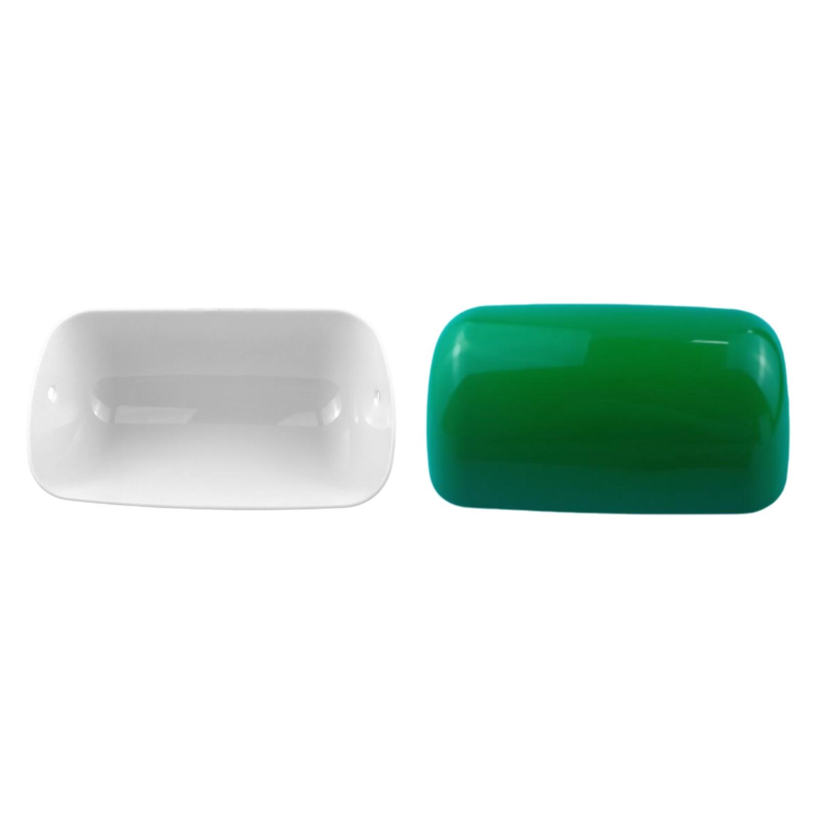 

Traditional Bank Lampshade, Retro Desk Lamp Cover, Art Decoration, Office, белый