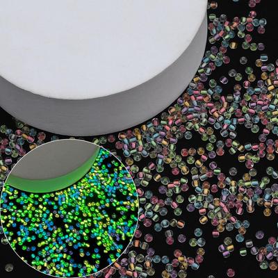 150/220/660 Pezzi Perline di Rocaille Luminose con Anima Colorata di Alta Qualità Macarons con Finitura Opaca Perline di Vetro per Bracciale Collana Accessori per la Creazione di Gioielli Fai da Te
