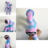 37cm Cartoon Regenbogen Siren Head Plüschtier Ideal für Kinder Entzückende Horror Stoffpuppe