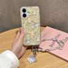 KT Cartoon Glitter Magnetic Phone Case for iPhone 17 Pro Max, 16 Pro, 15 Pro