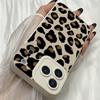 M433 Schwarzes Leopardenmuster Design Kunst Engelaugen Weiche Handyhülle für iPhone Samsung Galaxy Xiaomi Rdemi Huawei Honor Infinix Realme OPPO Vivo Alle Modelle