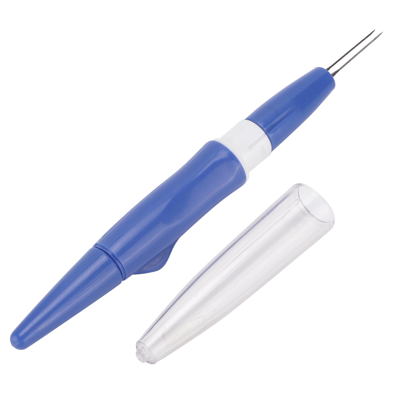 

3-игольная валяльная ручка Удобное ощущение Игла для валяния фетром для домашнего использования Вещи для DIYСиняя синий