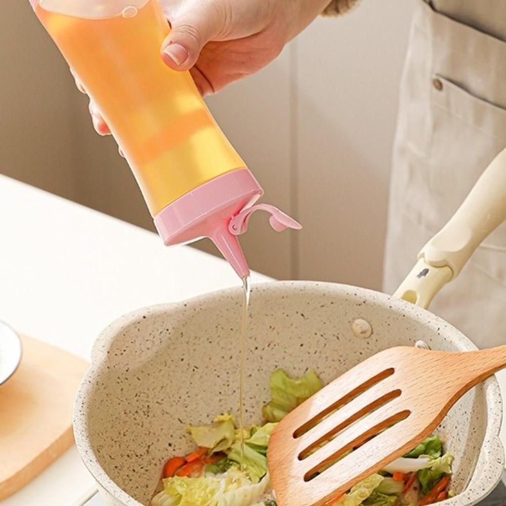 350ml Squeeze Bottles Plastic Tomato Catchup Dispenser New Ketchup  Picnic Cooker