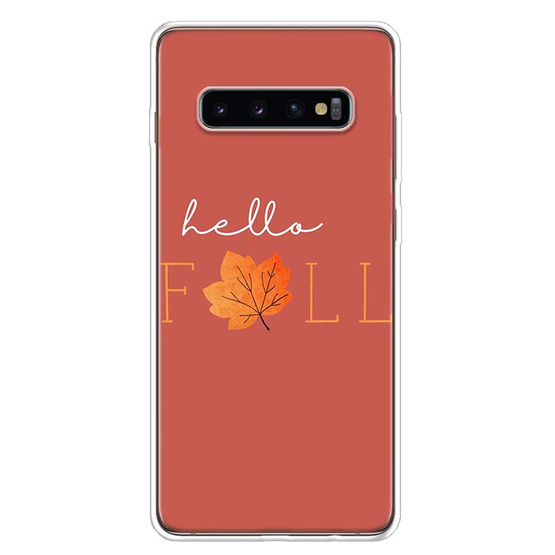 Pumpkin Happy Fall Autumn Cover Phone Case For Samsung Galaxy A51 A71 A50 A70 A40 A30 A20E A10 A41 A31 A21S A11 A01 A6 A8 + A7 A