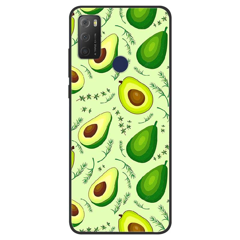 For TCL 20Y Case Girl Cat Flower Soft Silicone Back Wolf Shell for TCL 20E 6125F Fundas Phone Cover For TCL20Y 6156D 20 E Coque