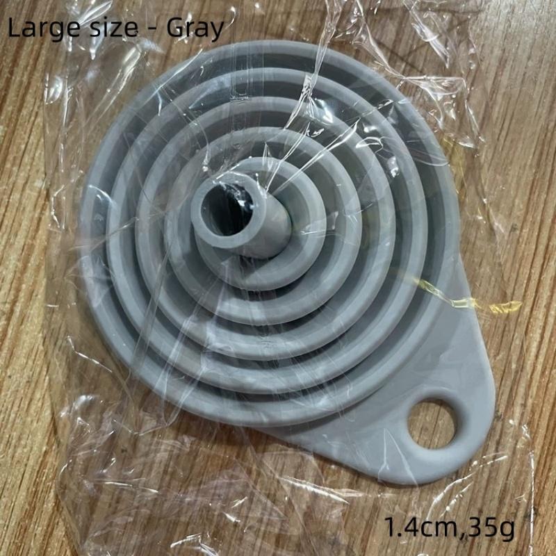 1/3/5/10 pcs S L Folding Silicone Funnel for Filling Bottles Kitchen Silicone Funnel Collapsible Kitchen Gadgets Oil Filler