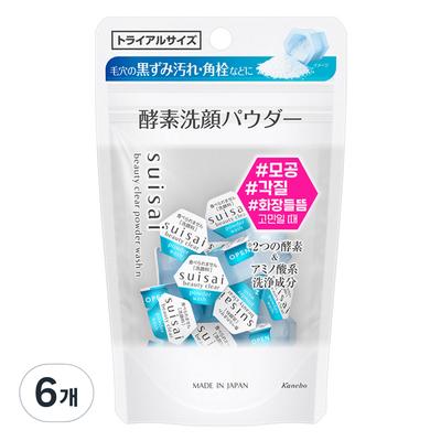 Suisai Beauty Clear Powder Wash N, 6g, 6 vnt.