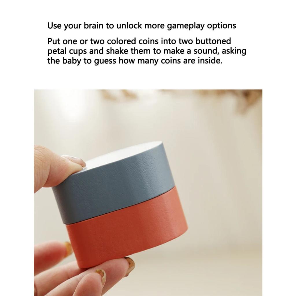 Children Parish Montessori Sensory Wooden Toys Sorting Ball Cup Coins Fine Motor Training Matching Games Early Educational Toys