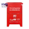 Dual 4kg Fire Extinguisher Cabinet