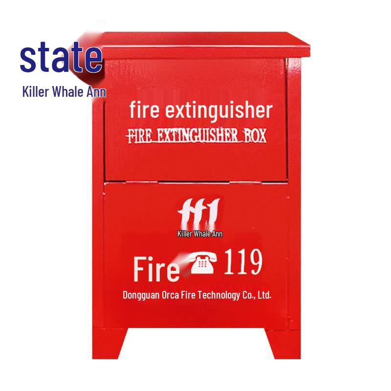 Dual 4kg Fire Extinguisher Cabinet
