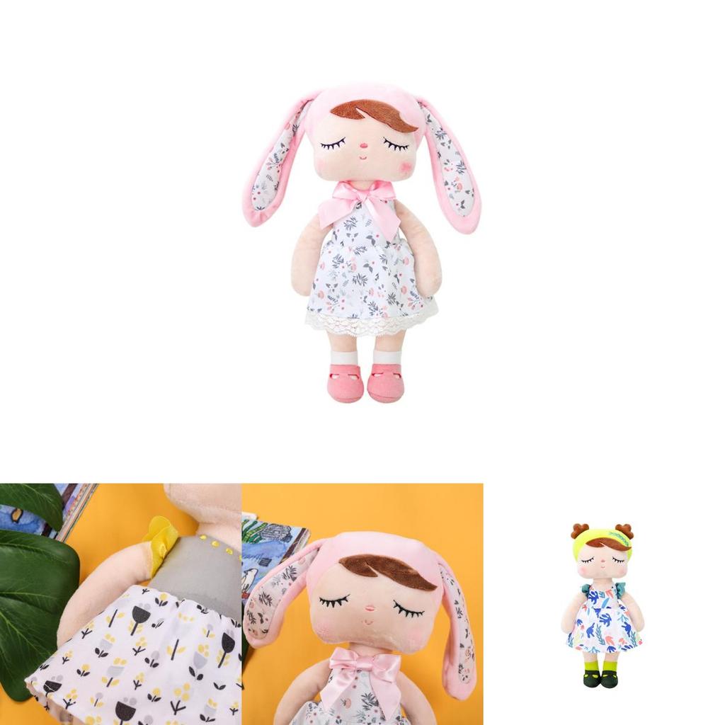 Metoo Stuffed Doll Princess Angela Bunny Plush Soft Rabbit Fashion