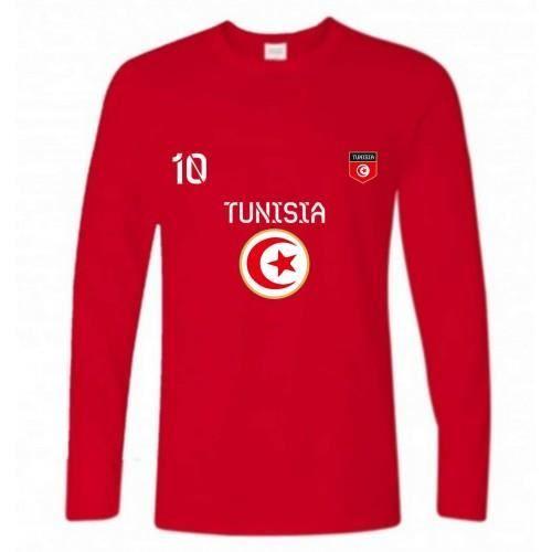 Children's Long-sleeved T-shirt, Tunisian Football