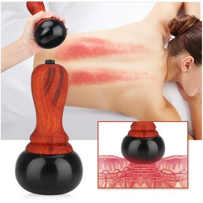 Elektryczny masażer Gua Sha Bian Stone Guasha Tool do zdrapywania skóry z pleców Masażer twarzy Ciepłe ciało Terapia moksą