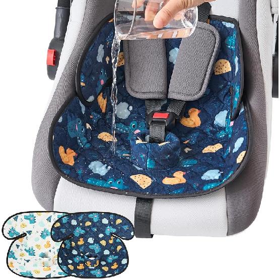 2 Pack Waterproof Piddle Pads Carseat Potty Training Car Seat Protector Waterproof Car Seat Liner Cover To Prevent Pee