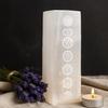 Selenit Chakra Blocklampe 25cm