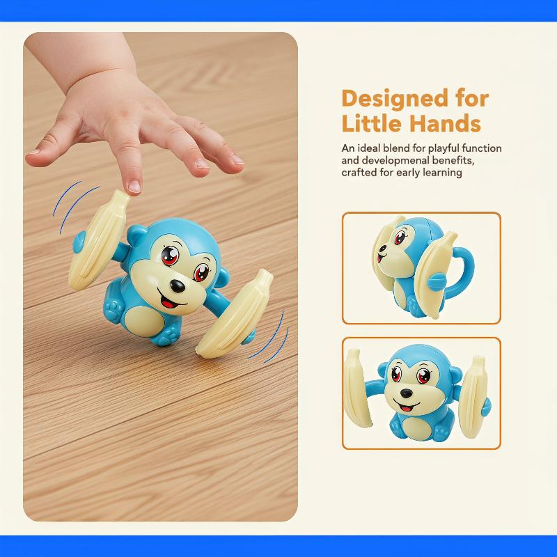 Interactive Electric Tumbling Baby Dolls With Bright Lights And Cute Music Perfect For Toddlers Early Learning And Play