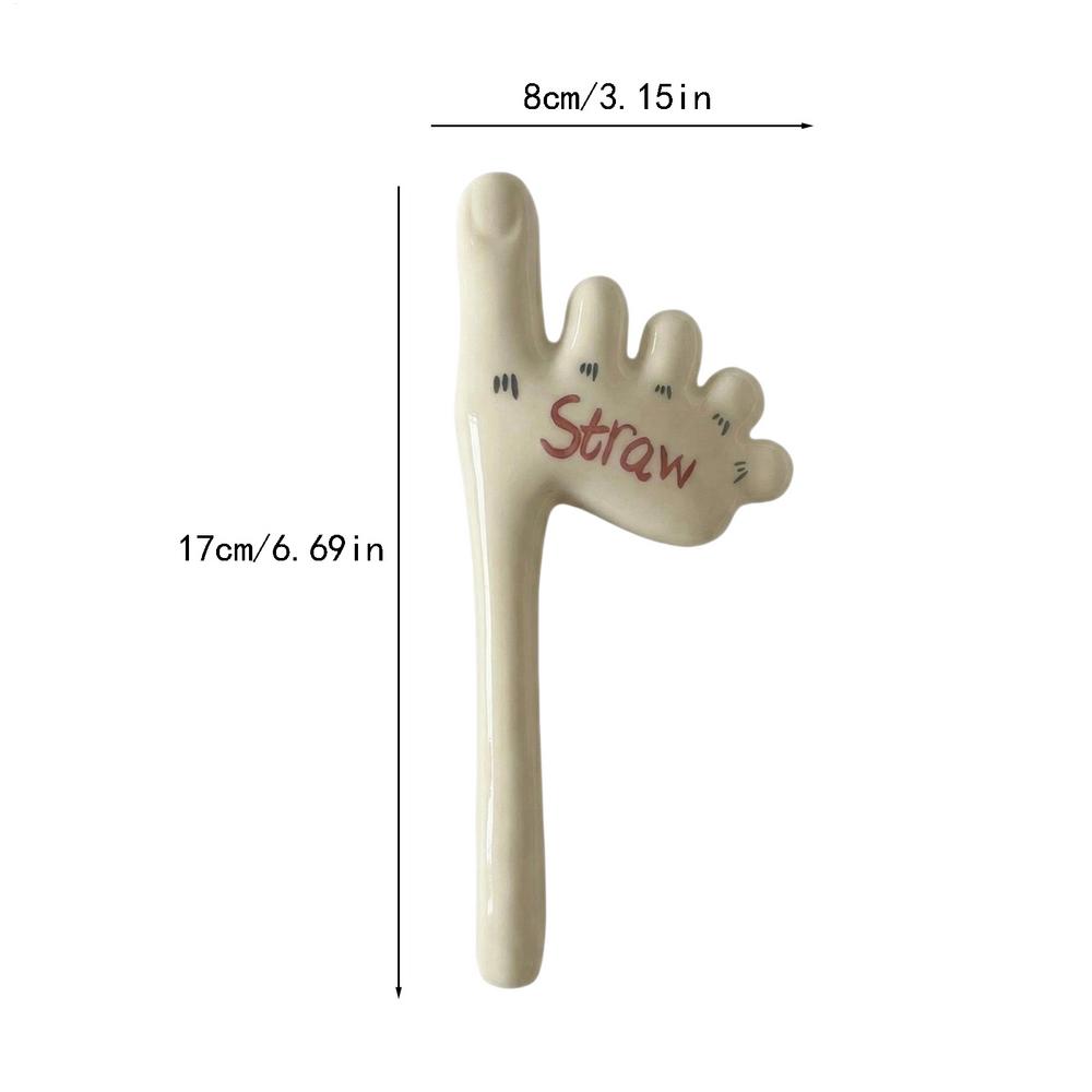 Foot Straw Handmade Toe Ceramic Reusable Drinkware Handmade Foot Straw for Fishing Drinking Tea Cold Picnic Outdoor Water