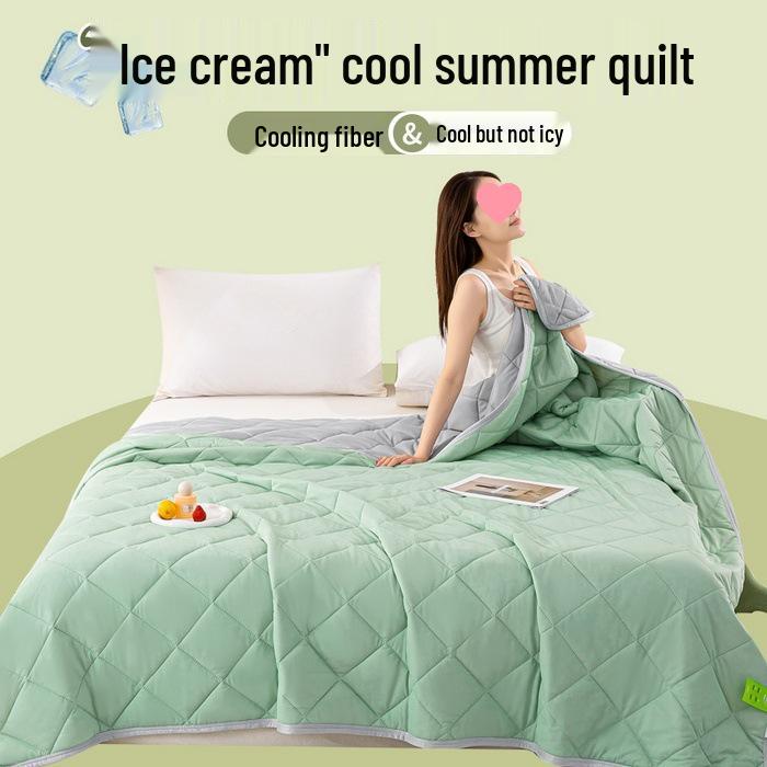 2025 Spring/Summer Silk Air Conditioning Quilt - Cool, Solid Color