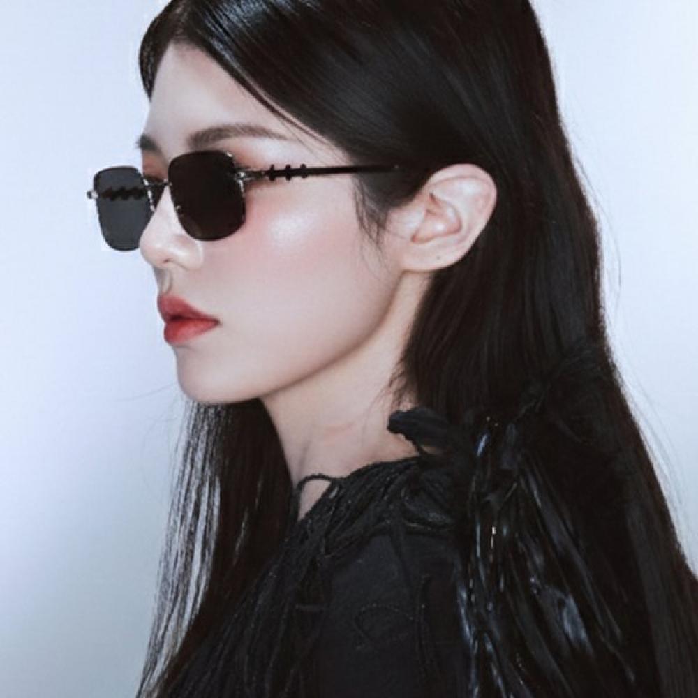 Reclow Stainless Sunglasses Silver Black