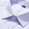 Teloman Unisex Wrinkle-Free Striped Business Shirt