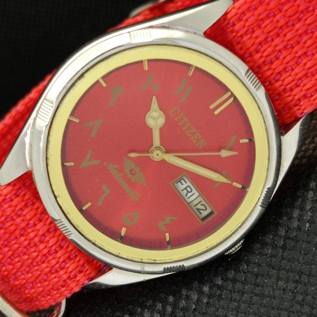 

Б/у винтажные часы Citizen Automatic 8200 Япония мужские D/D арабские красные a305333-2 SKU576-a305333