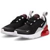 Nike Air Max 270 Running Shoes Black Red Children Aged 3 7 Years Old AO2372-013