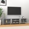 VidaXL Meuble TV sonoma gris 180x31,5x40 cm bois d'ingénierie 816262