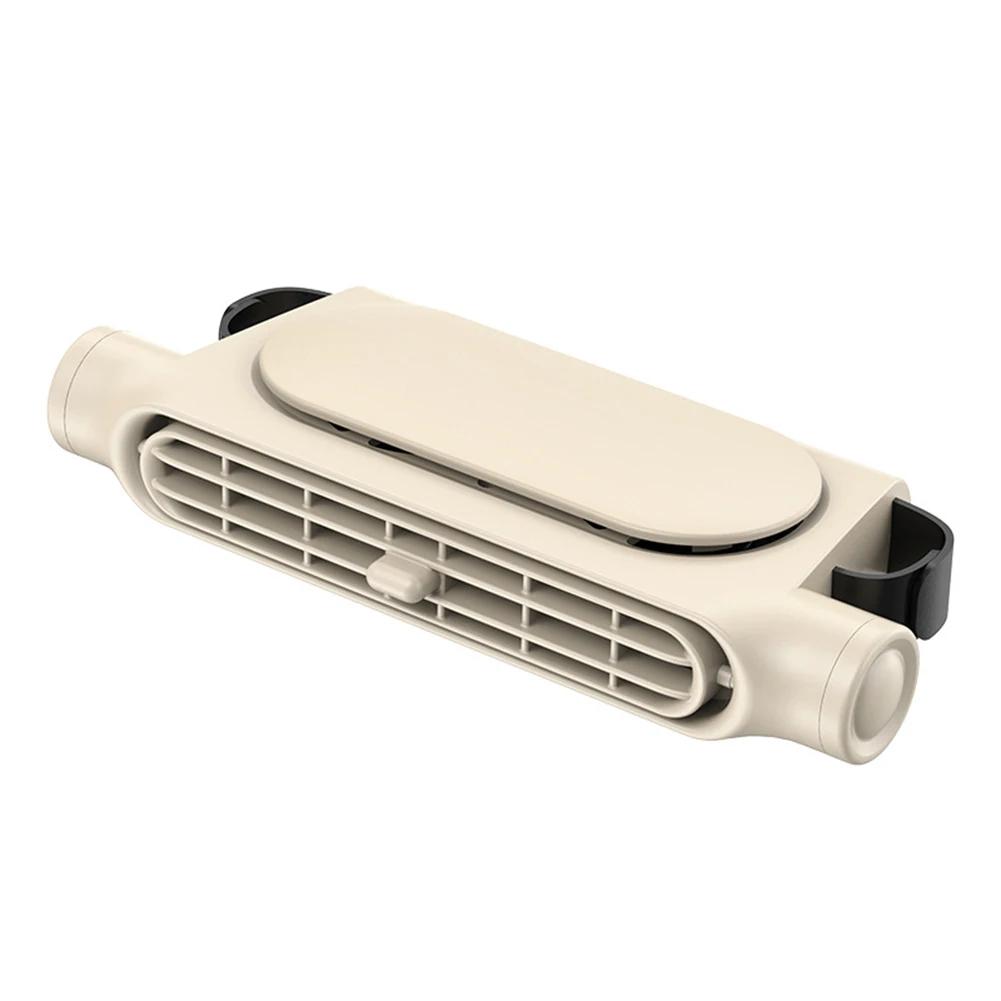 Portable Car Seat Fan 3 Speeds Adjustable Car Headrest Cooling Air Fan USB Powered Rear Seat Ventilator Summer Car Accessories