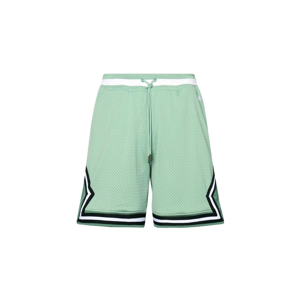 Nike Men's Jordan Essential Statement Splicing Contrasting Colors Stripe Basketball Sports Shorts Green DC3195-006