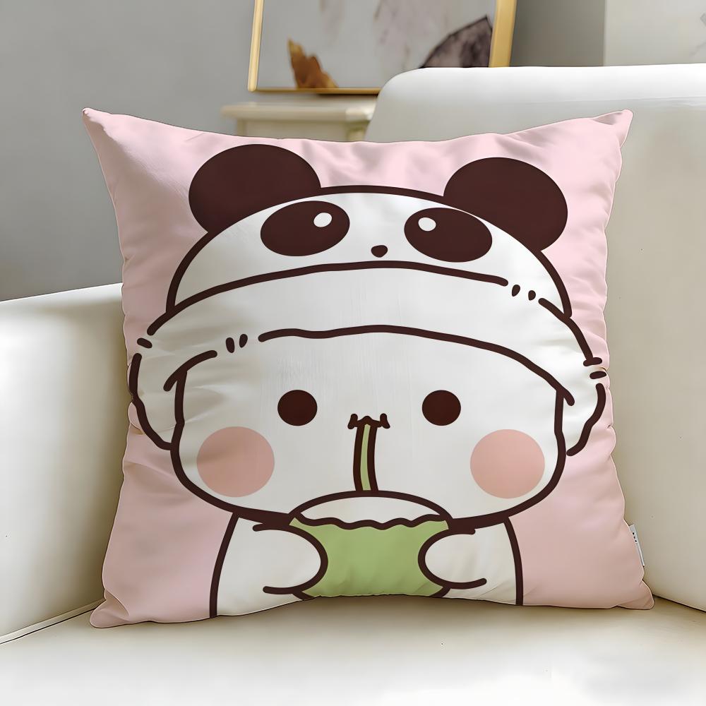 popular cartoon yier bubu Cushion Cover Soft  EasyWash Pillow Case  Versatile for Couch Bed Travel and Office
