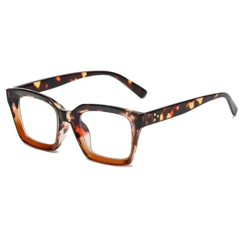 Oversized Square Reading Glasses Men Women Large Frame HD Presbyopia Eyeglasses Diopter 0 to +3 5 Portable Gafas