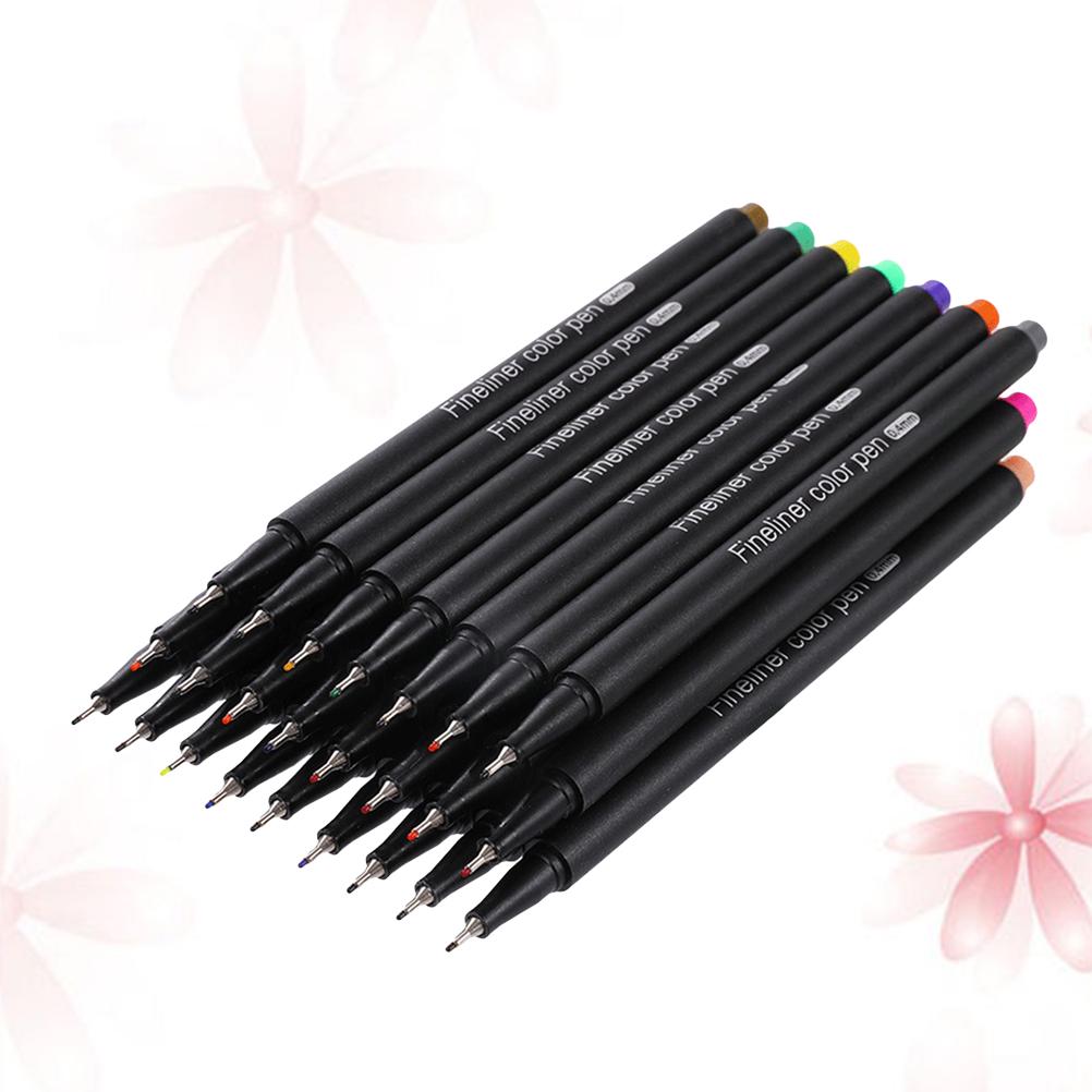 Buy 60pcs Hook Line Pen 0.4mm Hook Line Pen Art Supplies Marker Pen Fineliner Pen Ink Pen for