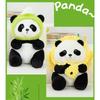 Adorable Panda Plush Toy With Frog Ice Cream And Bee Headpiece For Fun Gifts