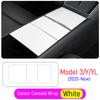 For 2025 2026 Tesla Model 3 Y YL Center Console Wrap  Central Control Panel Cover Protector Accessories Electrostatic Adsorption