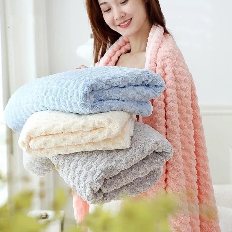 1pc High Quality Large Size Bath Towel 90 x 180 cm Super Soft Bathroom Towel Gym Towel Sports Towel Beach Towel Absorbent
