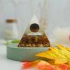 3D Crystals Pyramid Ornaments Natural Mini Pyramid Energy Stone Resin Craft Crystal Ball Xmas Kid Gift Room Medit Decor Orgonite
