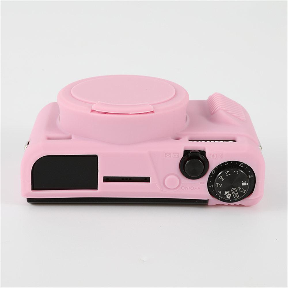 G7XII Weiche Silikon Kamera Gehäuse Hülle Für Canon G7X II G7X Mark II G7X2 Gummi Schutzhülle mit Objektivdeckel